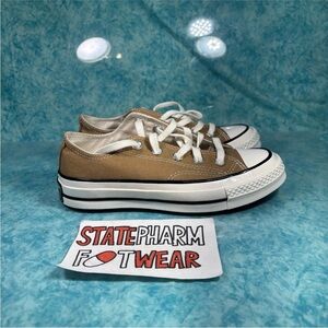 Converse Chuck 70 Light Brown Women’s Low Top Canvas Shoes Size 5